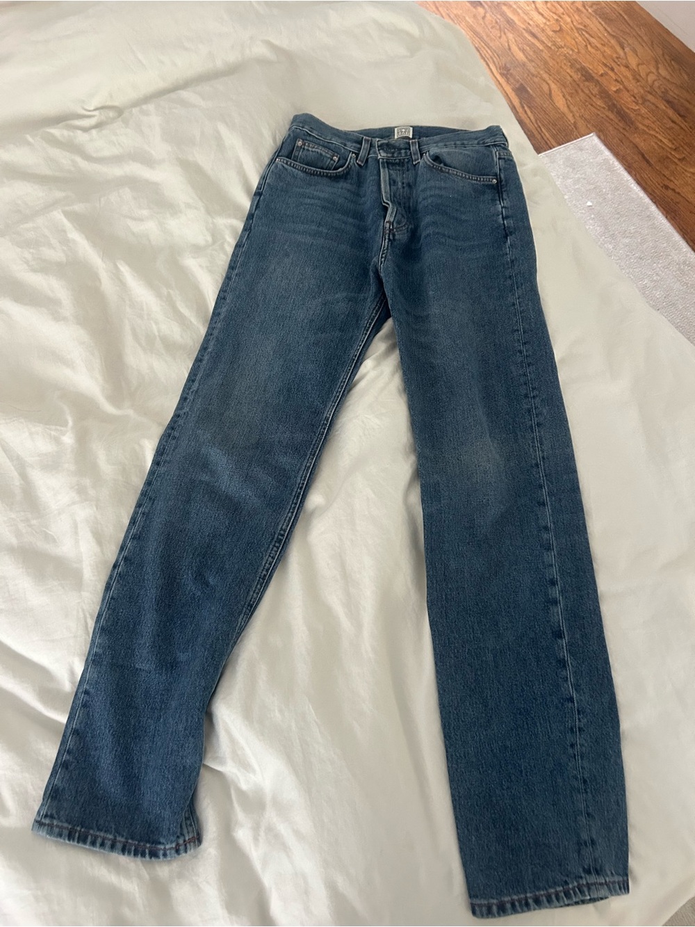 TOTEME Ease Blue Jeans - Picture 3 of 5